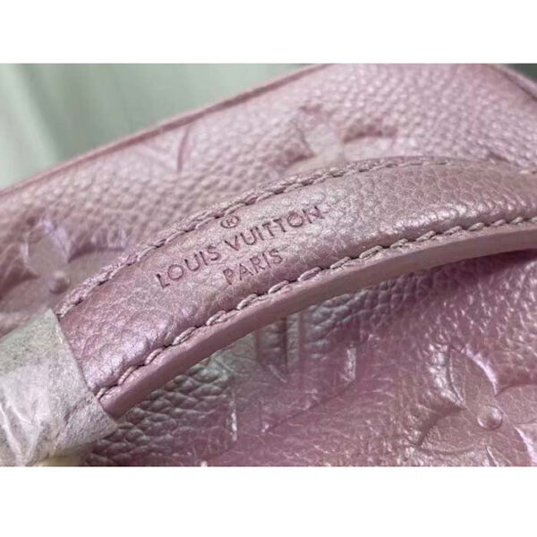 Louis Vuitton LV Women Micro Vanity Pearly Lilac Monogram Empreinte Embossed Supple Grained Cowhide - Image 8