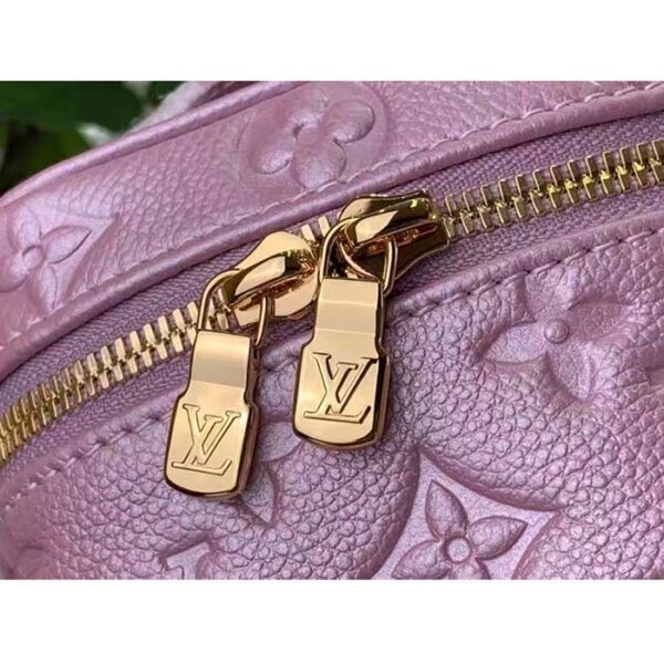 Louis Vuitton LV Women Micro Vanity Pearly Lilac Monogram Empreinte Embossed Supple Grained Cowhide - Image 7