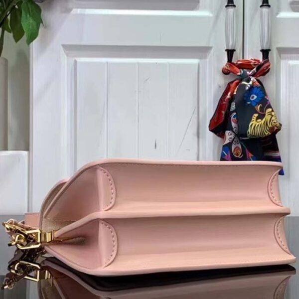 Louis Vuitton LV Women Mini Dauphine Handbag Pink Epi Grained Cowhide Leather - Image 8