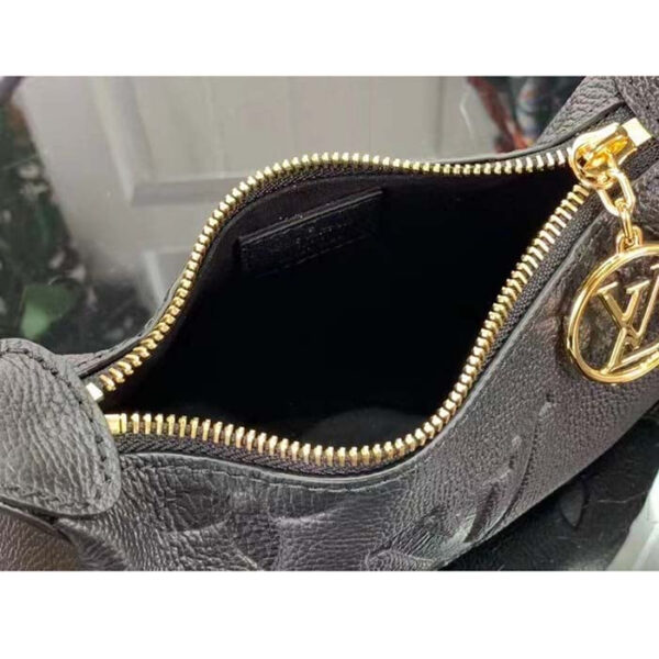 Louis Vuitton LV Women Mini Moon Black Monogram Empreinte Embossed Supple Grained Cowhide Leather - Image 6