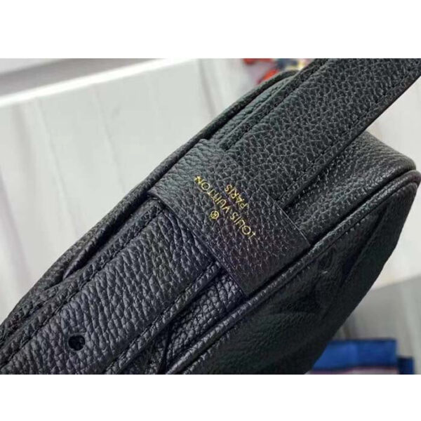 Louis Vuitton LV Women Mini Moon Black Monogram Empreinte Embossed Supple Grained Cowhide Leather - Image 9