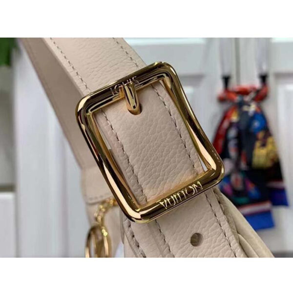 Louis Vuitton LV Women Mini Moon Cream Monogram Empreinte Embossed Supple Grained Cowhide Leather - Image 9