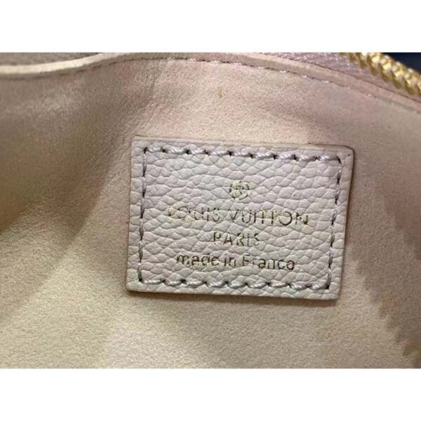 Louis Vuitton LV Women Mini Moon Cream Monogram Empreinte Embossed Supple Grained Cowhide Leather - Image 10