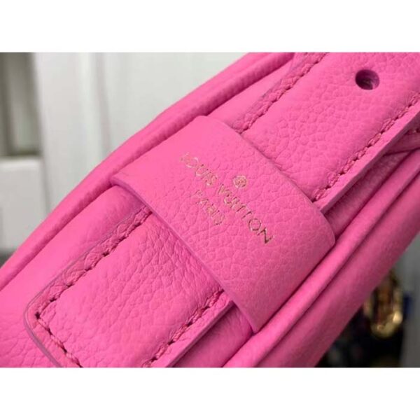Louis Vuitton LV Women Mini Moon Pink Monogram Empreinte Embossed Supple Grained Cowhide Leather - Image 8