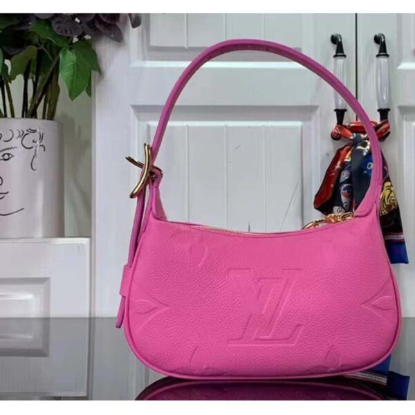 Louis Vuitton LV Women Mini Moon Pink Monogram Empreinte Embossed Supple Grained Cowhide Leather - Image 3