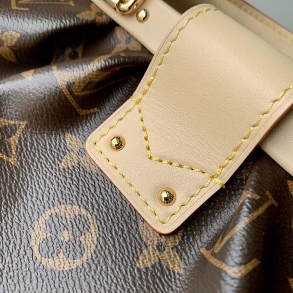 Louis Vuitton LV Women Monogram Clutch Monogram Coated Canvas Calfskin Leather - Image 8