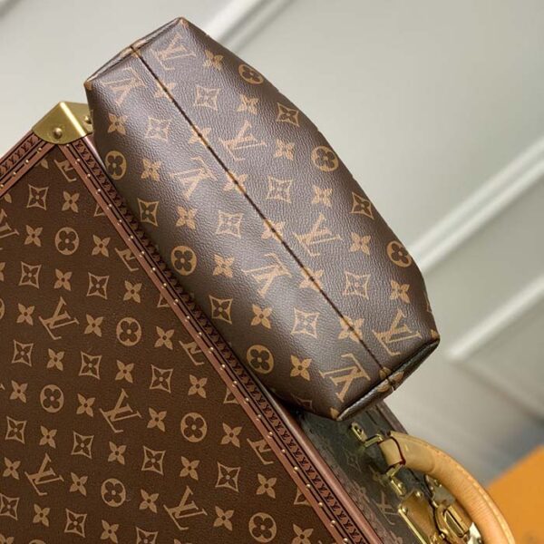 Louis Vuitton LV Women Monogram Clutch Monogram Coated Canvas Calfskin Leather - Image 5