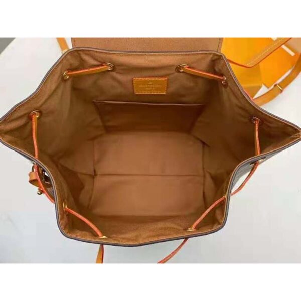Louis Vuitton LV Women Montsouris BB Backpack Monogram Canvas Cowhide Leather - Image 6