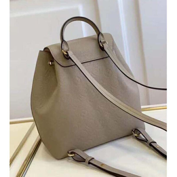 Louis Vuitton LV Women Montsouris Backpack Monogram Empreinte Embossed Leather - Image 4