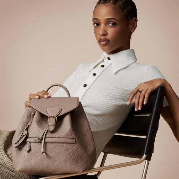 Louis Vuitton LV Women Montsouris Backpack Monogram Empreinte Embossed Leather - Image 7