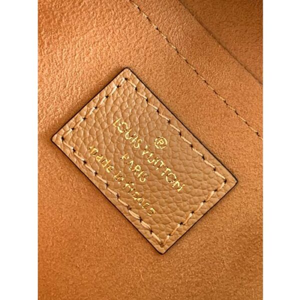Louis Vuitton LV Women Multi Pochette Accessoires Beige Monogram Empreinte Embossed Grained Cowhide - Image 10