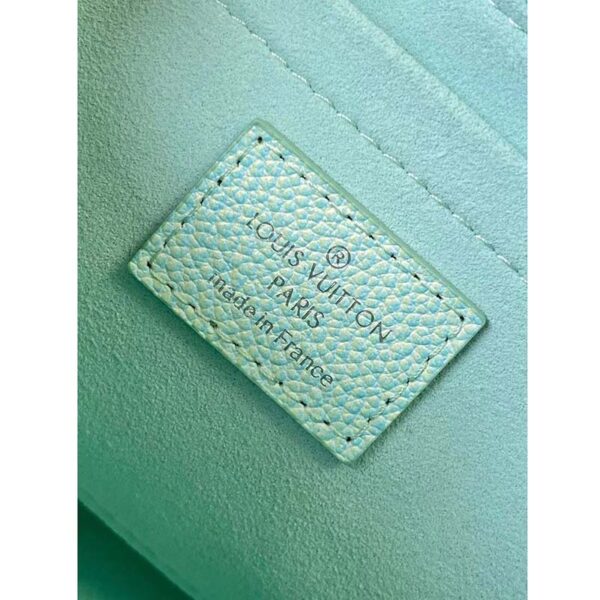 Louis Vuitton LV Women Multi Pochette Accessoires Green Sprayed Embossed Grained Cowhide - Image 10