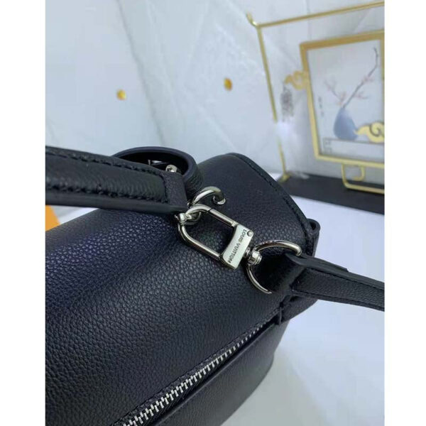 Louis Vuitton LV Women Mylockme Chain Bag Black Soft Grained Calfskin - Image 9