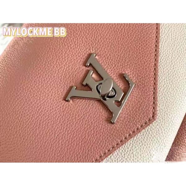 Louis Vuitton LV Women Mylockme Chain Bag Chataigne Brown Soft Grained Calfskin - Image 8