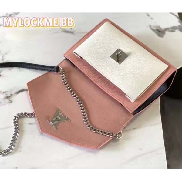 Louis Vuitton LV Women Mylockme Chain Bag Chataigne Brown Soft Grained Calfskin - Image 6
