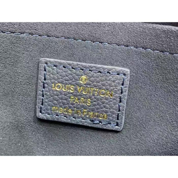 Louis Vuitton LV Women Mylockme Chain Bag Navy Blue Grained Calf Leather - Image 10