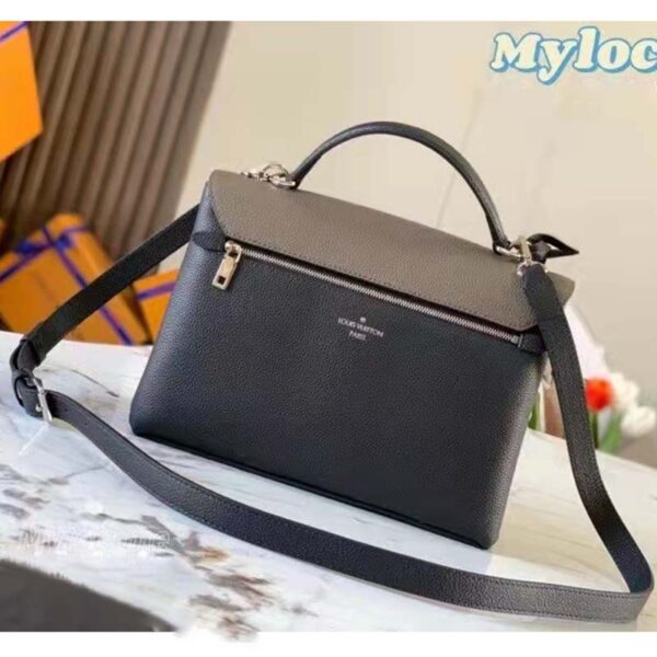 Louis Vuitton LV Women Mylockme Chain Bag Smokey Brown Soft Grained Calfskin - Image 4