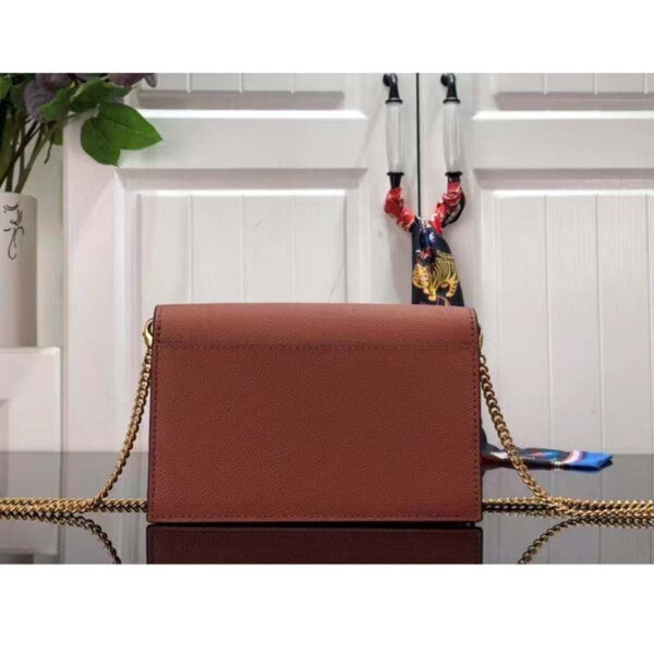 Louis Vuitton LV Women Mylockme Chain Pochette Châtaigne Brown Calf Leather - Image 4