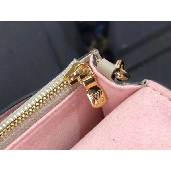 Louis Vuitton LV Women Mylockme Chain Pochette Greige Beige Calf Leather - Image 9