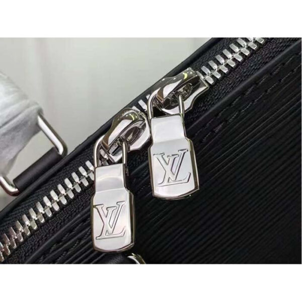 Louis Vuitton LV Women Nano Alma Handbag Black Epi Grained Cowhide Leather - Image 7