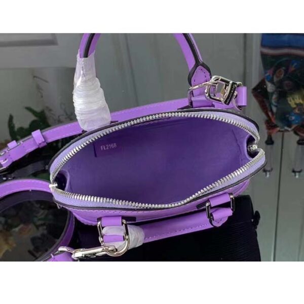 Louis Vuitton LV Women Nano Alma Handbag Lilas Provence Lilac Epi Grained Cowhide Leather - Image 6