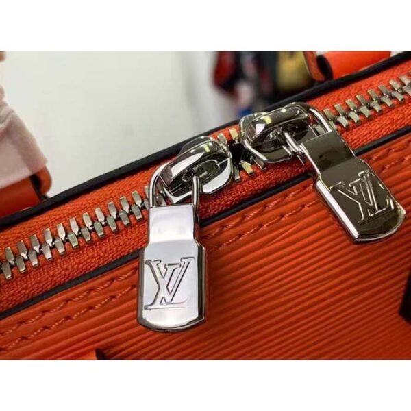 Louis Vuitton LV Women Nano Alma Handbag Minnesota Orange Epi Grained Cowhide Leather - Image 7