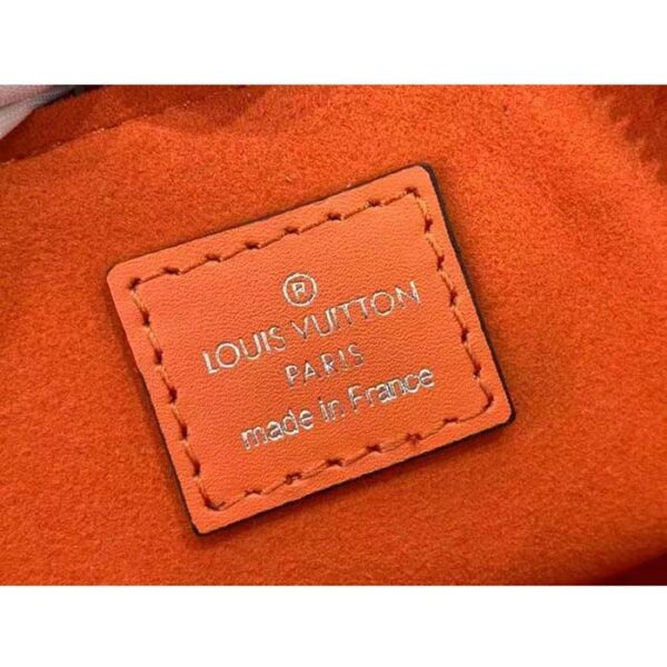 Louis Vuitton LV Women Nano Alma Handbag Minnesota Orange Epi Grained Cowhide Leather - Image 10