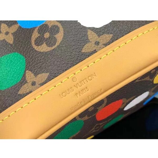Louis Vuitton LV Women Nano Noé Monogram Coated Canvas 3D Painted Dots Print - Image 10