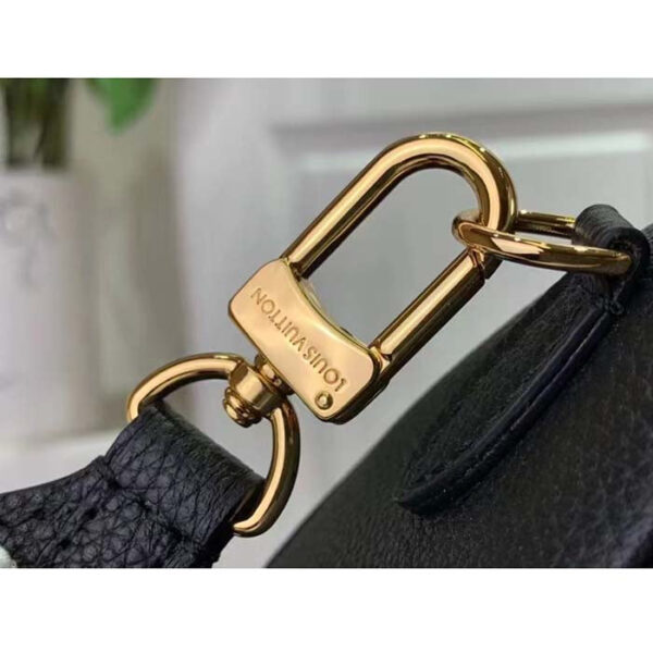 Louis Vuitton LV Women Nano Speedy Bag Black Monogram Empreinte Grained Cowhide Leather - Image 9
