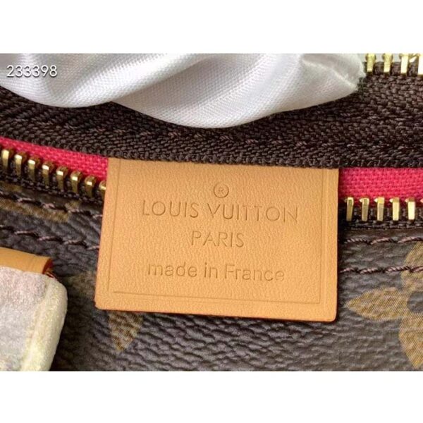 Louis Vuitton LV Women Nano Speedy Bag Pink Monogram Coated Canvas Cowhide Leather - Image 10