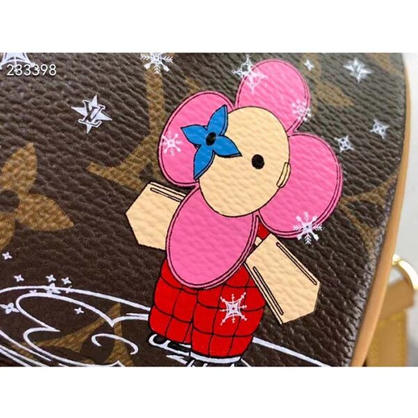 Louis Vuitton LV Women Nano Speedy Bag Pink Monogram Coated Canvas Cowhide Leather - Image 7