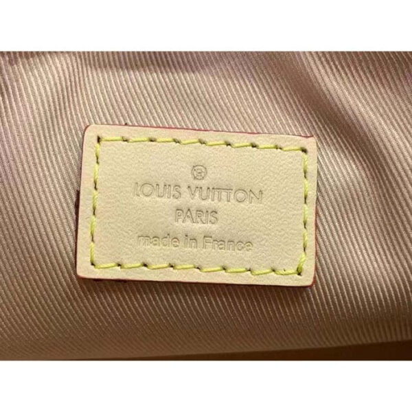 Louis Vuitton LV Women Nano Speedy Beige Monoglam Coated Canvas Zip Closure - Image 10