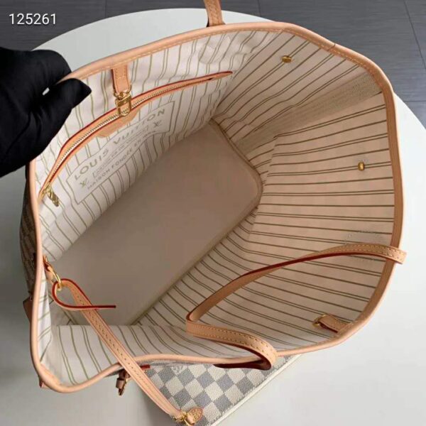 Louis Vuitton LV Women Neverfull GM Tote Damier Azur Canvas - Image 7