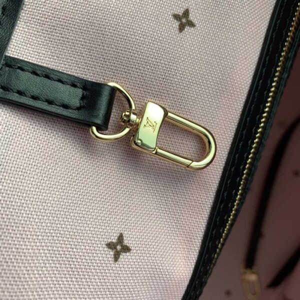 Louis Vuitton LV Women Neverfull MM Tote Bag Black Monogram Coated Canvas - Image 10
