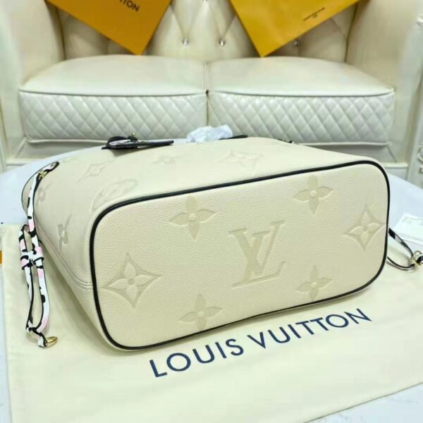 Louis Vuitton LV Women Neverfull MM Tote Bag Wild at Heart Cream Embossed Supple Grained Cowhide - Image 8