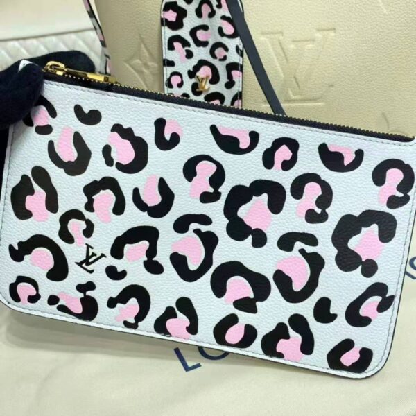 Louis Vuitton LV Women Neverfull MM Tote Bag Wild at Heart Cream Embossed Supple Grained Cowhide - Image 11