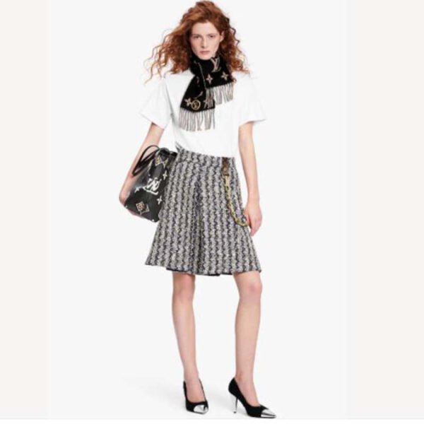 Louis Vuitton LV Women Neverfull MM Tote Black Monogram Coated Canvas Cowhide Leather - Image 16