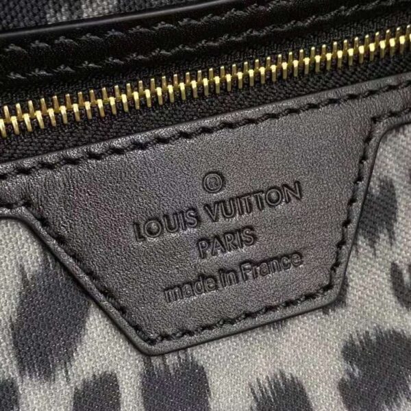 Louis Vuitton LV Women Neverfull MM Tote Black Monogram Coated Canvas Cowhide Leather - Image 15