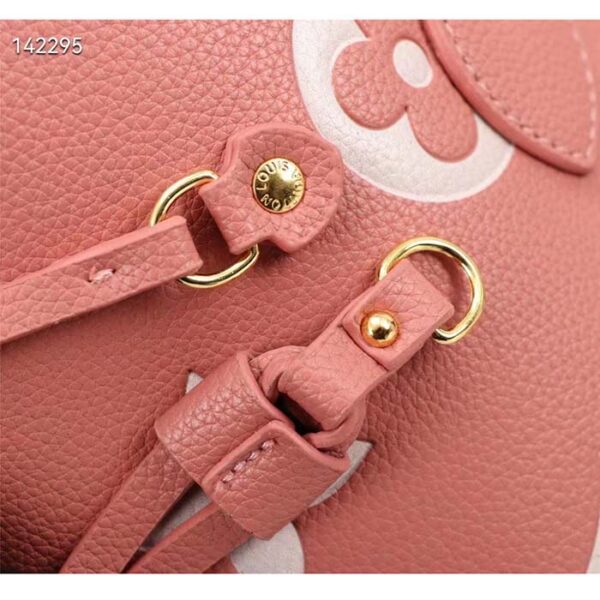 Louis Vuitton LV Women Neverfull MM Tote Cream Monogram Coated Canvas Cowhide Leather - Image 7