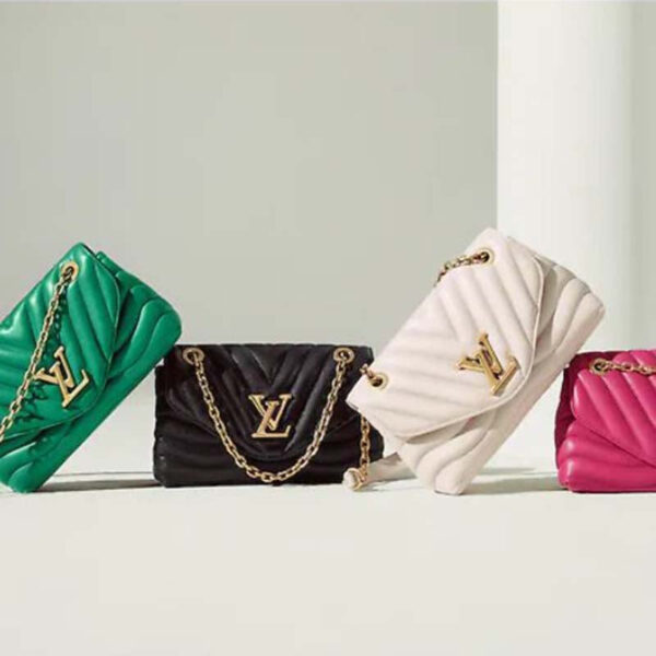Louis Vuitton LV Women New Wave Chain Bag Handbag Agathe Pink Smooth Cowhide Leather - Image 15
