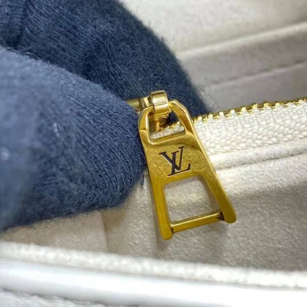 Louis Vuitton LV Women New Wave Chain Bag Handbag White Smooth Cowhide Leather - Image 17