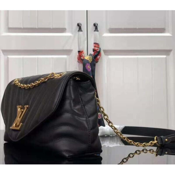 Louis Vuitton LV Women New Wave Multi-Pochette Black Smooth Cowhide Leather - Image 2