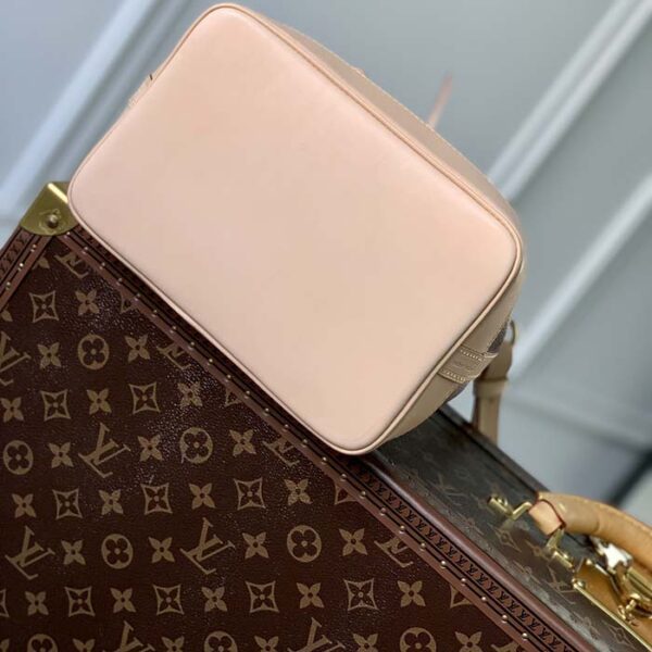 Louis Vuitton LV Women Noé BB Bucket Bag Monogram Coated Canvas Cowhide Leather - Image 6