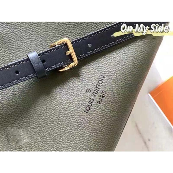 Louis Vuitton LV Women On My Side MM Green Twist Calfskin Monogram Canvas - Image 9