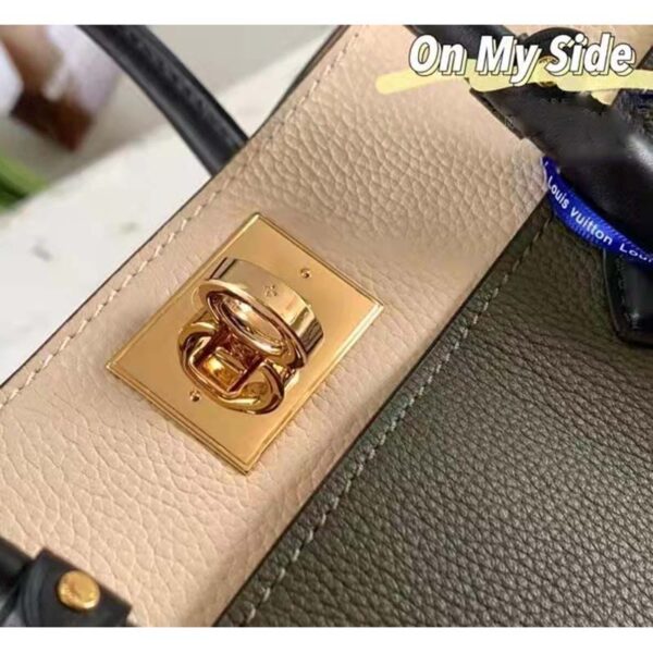 Louis Vuitton LV Women On My Side MM Green Twist Calfskin Monogram Canvas - Image 10