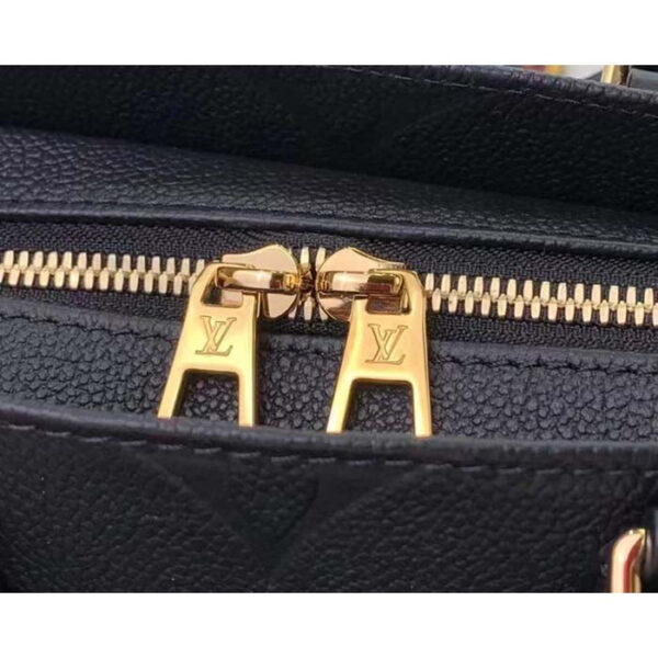 Louis Vuitton LV Women OnTheGo East West Black Embossed Grained Cowhide Leather - Image 8