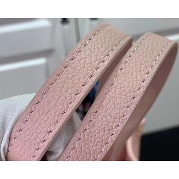 Louis Vuitton LV Women OnTheGo MM Gradient Pink Monogram Empreinte Embossed Cowhide Leather - Image 12
