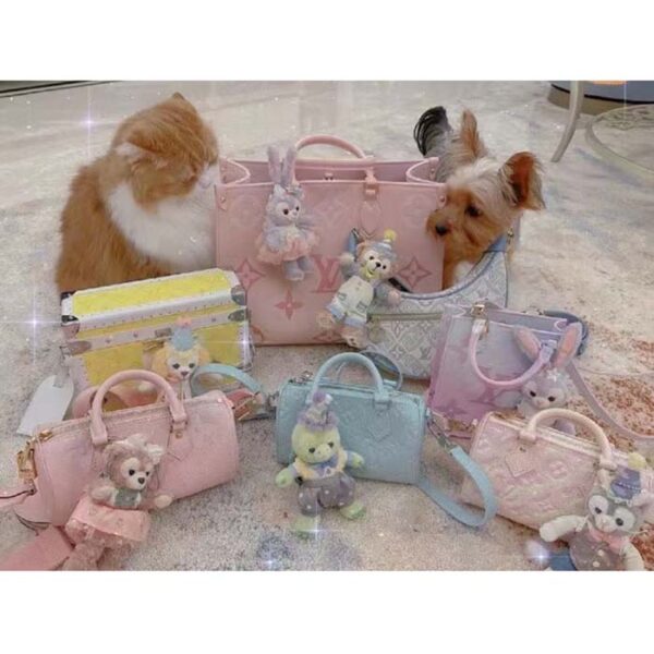 Louis Vuitton LV Women OnTheGo MM Gradient Pink Monogram Empreinte Embossed Cowhide Leather - Image 3