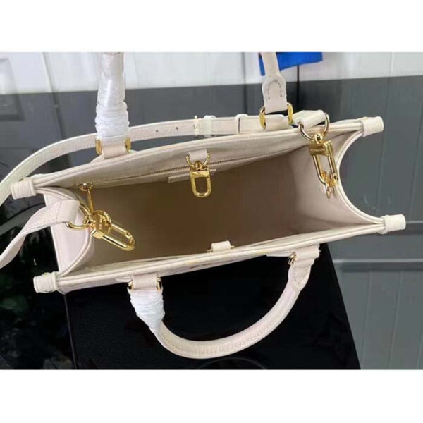 Louis Vuitton LV Women OnTheGo PM Neutral Gradient Monogram Empreinte Embossed Cowhide Leather - Image 5
