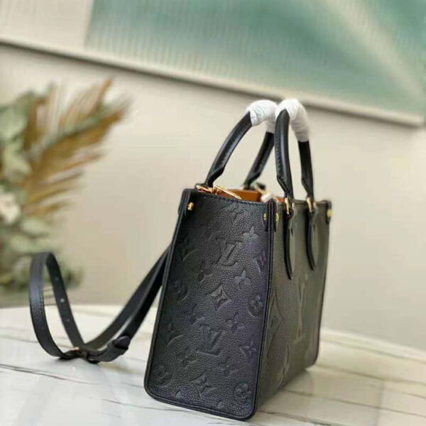 Louis Vuitton LV Women Onthego PM Tote Monogram Empreinte Leather Embossed Grained Cowhide - Image 4